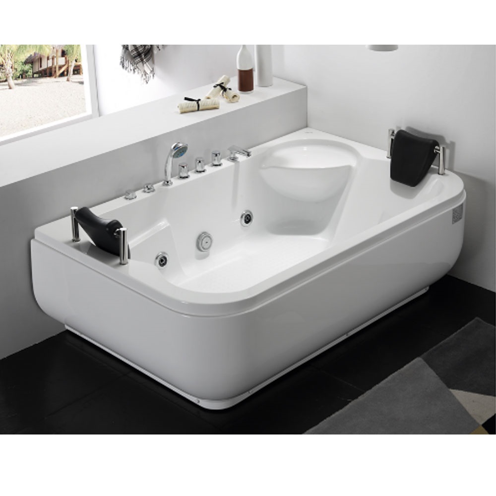 Bồn tắm massage sục khí đèn led đổi màu GEMY G9082 (Sục masage, sục khí, đèn led-1520x1520x780 mm) - Image 5