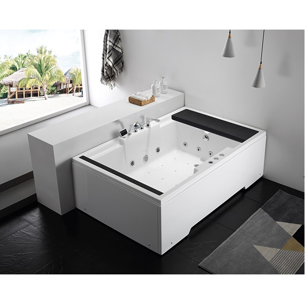 Bồn tắm massage sục khí đèn led đổi màu GEMY G9226 (Sục massage, sục khí, đèn led-1720x1210x665mm) - Image 4