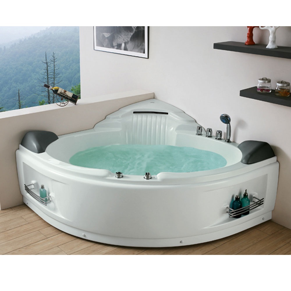 Bồn tắm massage sục khí đèn led đổi màu GEMY G9229L/R (Sục massage, sục khí, đèn led-1645x800x580mm) - Image 5