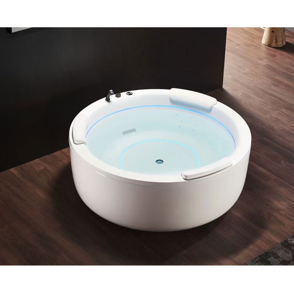 Bồn tắm massage sục khí đèn led đổi màu GEMY G9247 (Sục massage, sục khí, đèn led-1650x1650x820mm) - Image 3