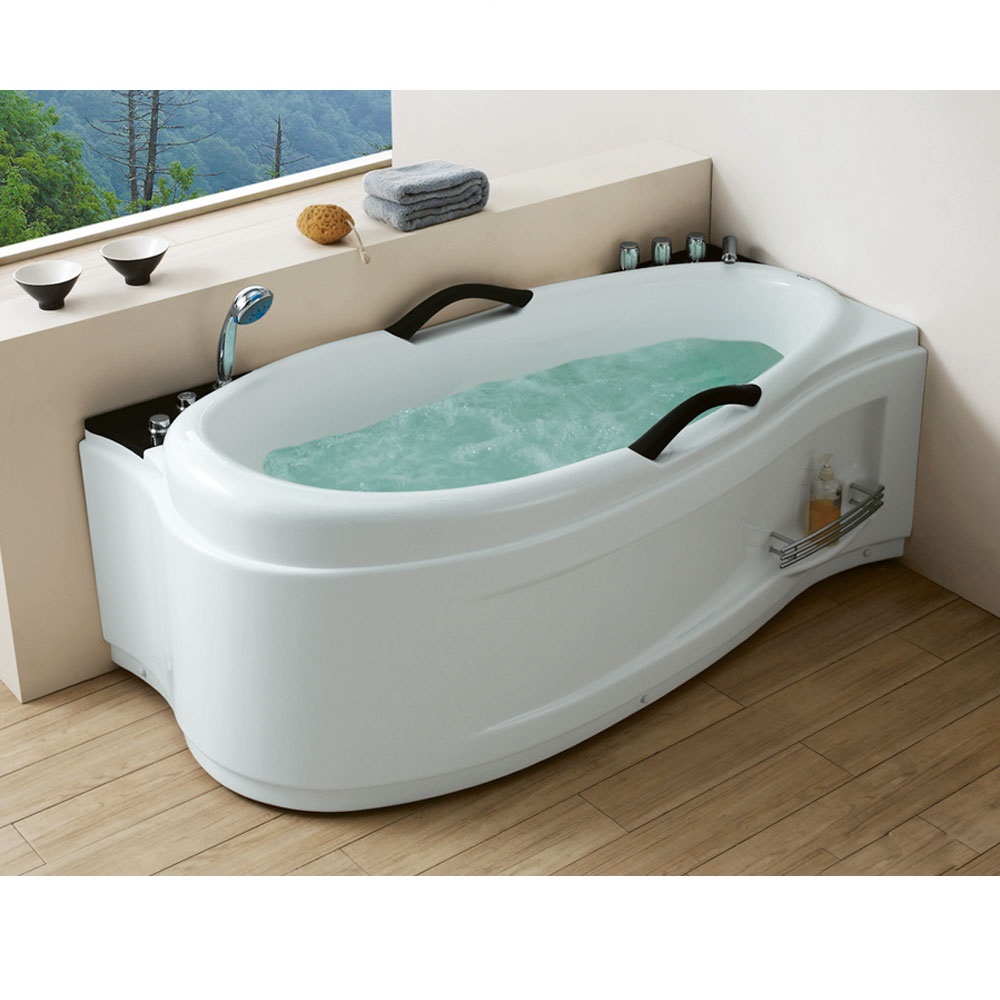 Bồn tắm massage sục khí đèn led đổi màu GEMY G9522 (Sục massage, sục khí, đèn led-1600x1600x780mm) - Image 3