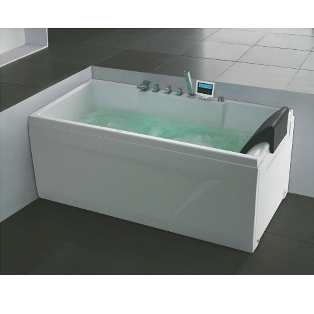 Bồn tắm massage sục khí đèn led đổi màu GEMY G9539 (Sục massage, sục khí, đèn led-1800x1200x610mm) - Image 3