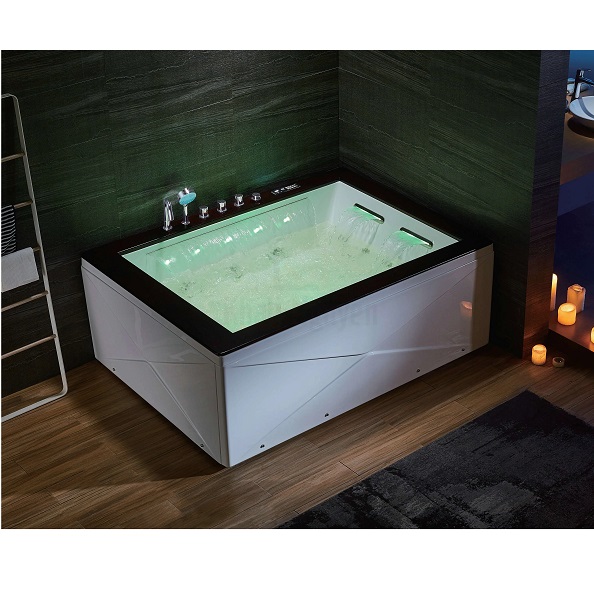 Bồn tắm massage sục khí đèn led đổi màu GEMY G9539 (Sục massage, sục khí, đèn led-1800x1200x610mm) - Image 4