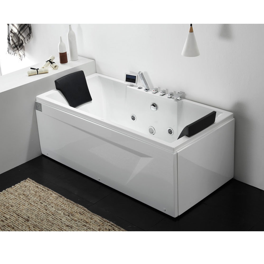 Bồn tắm massage sục khí đèn led đổi màu GEMY G9563 (Sục massage, sục khí, đèn led-1810x910x770mm) - Image 3