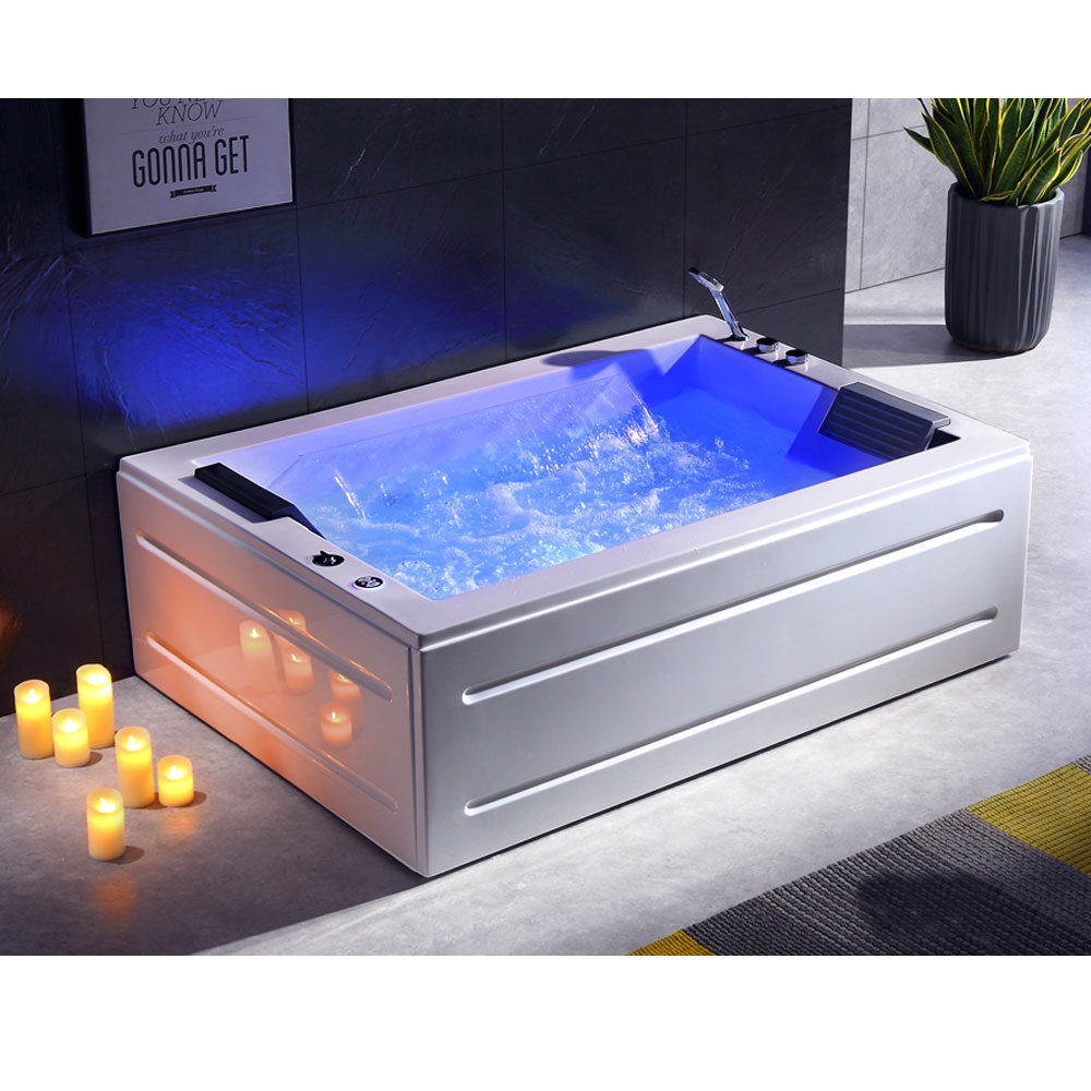 Bồn tắm massage sục khí đèn led đổi màu GEMY G9567 (Sục massage, sục khí, đèn led-1700x790x600mm) - Image 5
