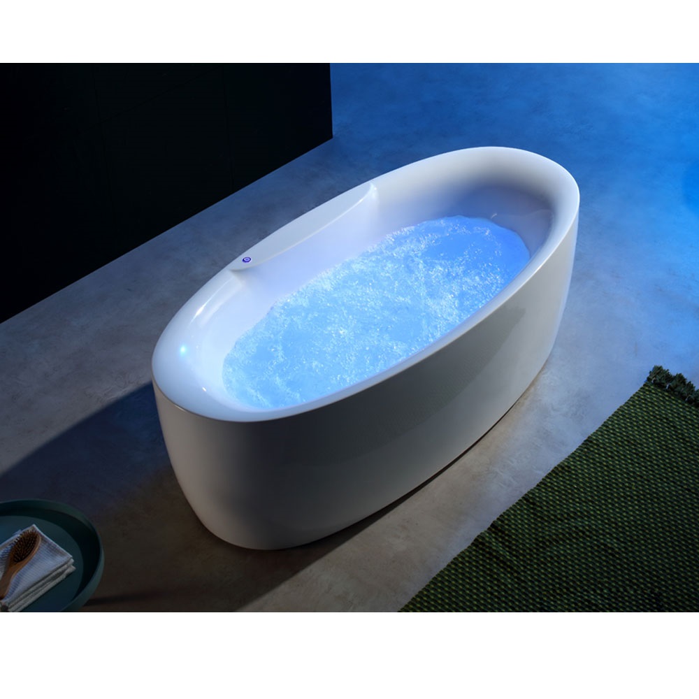 Bồn tắm massage sục khí đèn led đổi màu GEMY G9568 (Sục massage, sục khí, đèn led-1820x900x670mm) - Image 6