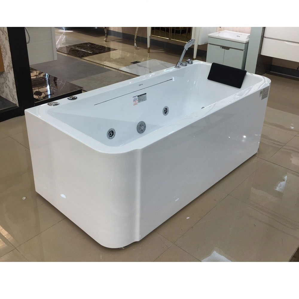 Bồn tắm massage sục khí đèn led đổi màu GEMY G9570 (Sục massage, sục khí, đèn led-1700x800x580mm)