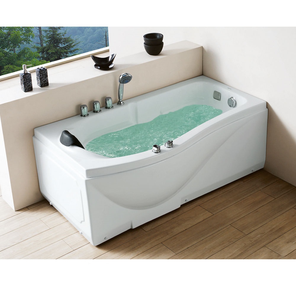 Bồn tắm massage sục khí đèn led đổi màu GEMY G9570 (Sục massage, sục khí, đèn led-1700x800x580mm) - Image 4