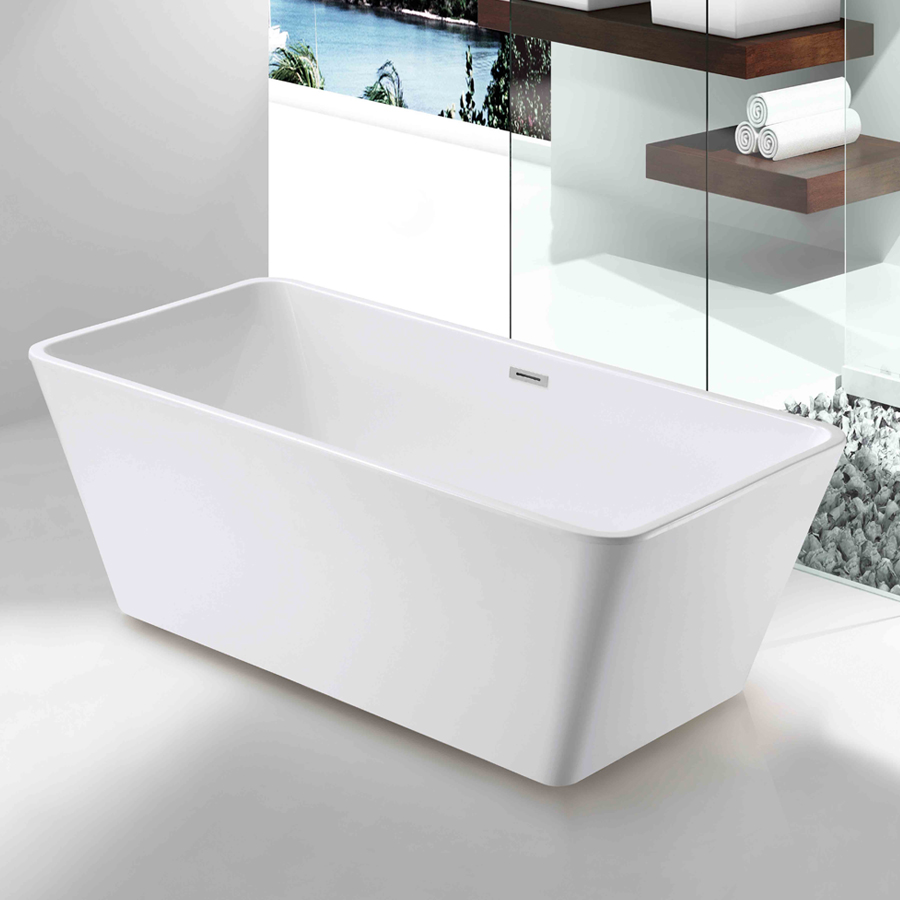 Bồn tắm nằm đặt sàn Nofer NG-1870 (1700 x 800 x 750 mm) - Image 3