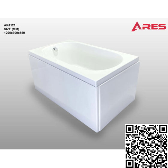 Bồn tắm ngâm ARES AR4121 (1200x700x550mm)