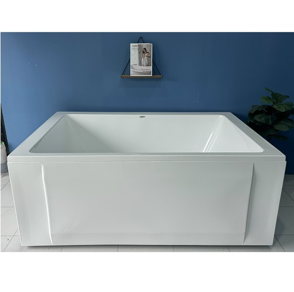 Bồn tắm ngâm đặt sàn hình chữ nhật SAWO SW4714 (Acrylic-1400x750x580mm) - Image 6