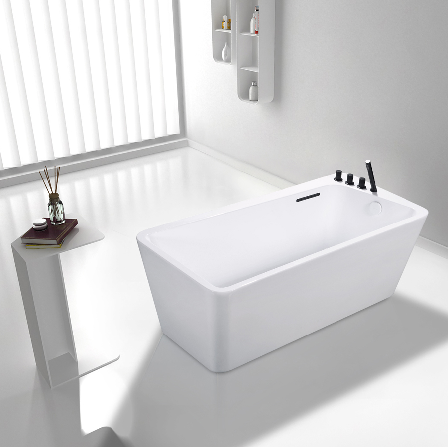 Bồn tắm ngâm đặt sàn Nofer NG-1871 PLUS sủi bọt khí AIR + LIGHT (1700x800x580 mm) - Image 4