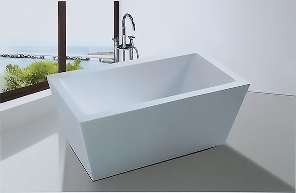 Bồn tắm ngâm đúc độc lập Daelim W-1037 (Có 2 kích thước 1700x800/1500x750x600)