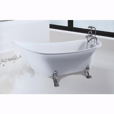 Bồn tắm ngâm đúc độc lập Daelim W-1037 (Có 2 kích thước 1700x800/1500x750x600) - Image 6