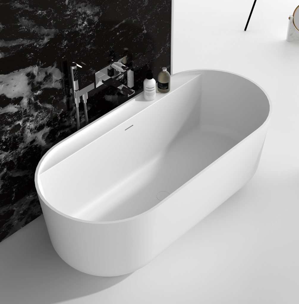 Bồn tắm ngâm Euroking EU-6057 Black (1700x800x580) - Image 6