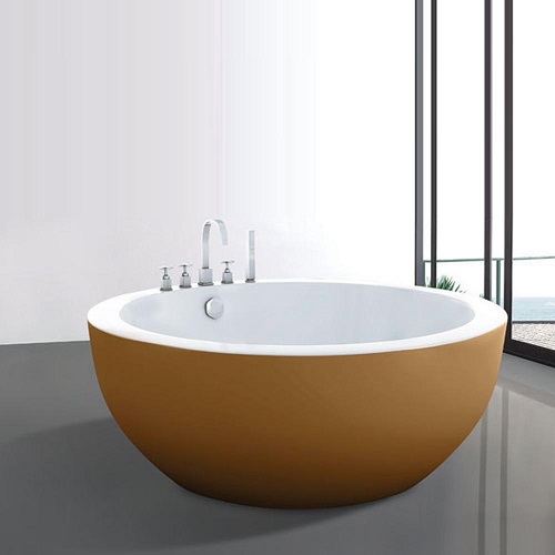 Bồn tắm nghệ thuật màu đen đá nhân tạo Miken MKB-1885 (1800x850x620 mm - Đặt hàng 7-15 ngày) - Image 5