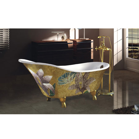 Bồn tắm nghệ thuật màu xanh da trời Miken MK045BLU (Đặt hàng 15-20 ngày) - Image 3