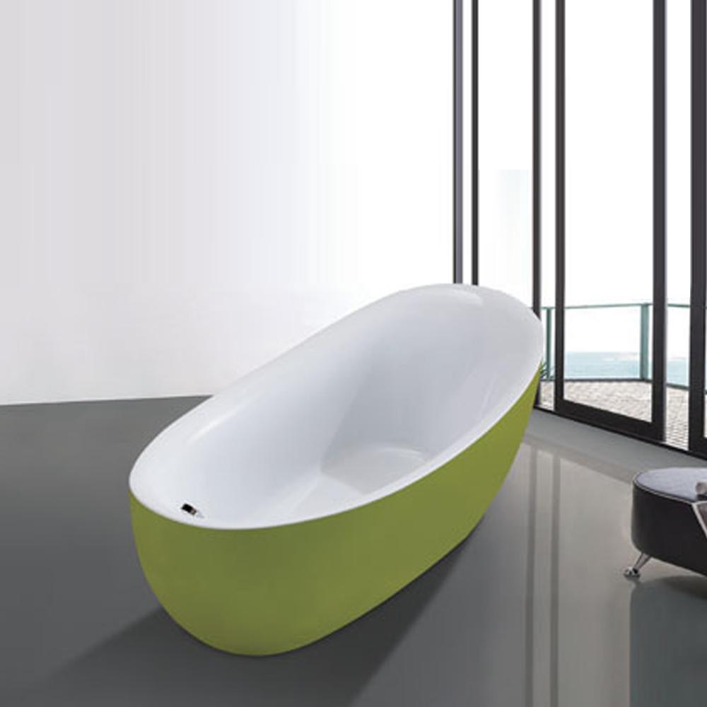 Bồn tắm nghệ thuật màu xanh lá Miken 5042G (1600x860x750mm - Đặt hàng 15-20 ngày)