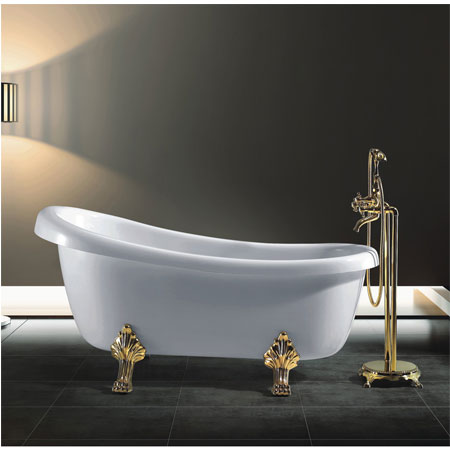 Bồn tắm nghệ thuật Miken 5012 (1400x1400x580 mm) - Image 6