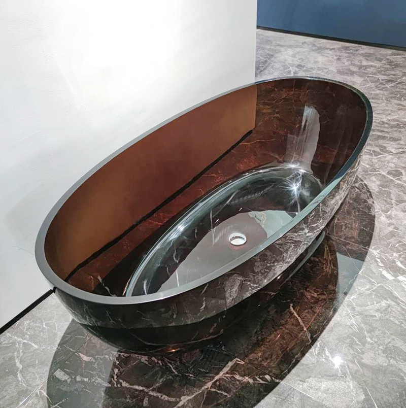 Bồn tắm nghệ thuật Miken 5043 (1500x750x580 mm) - Image 3