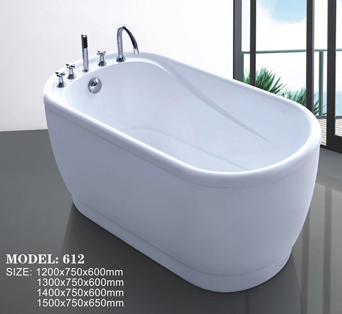Bồn tắm nghệ thuật Miken 5048 (1200x800x820mm) - Image 6