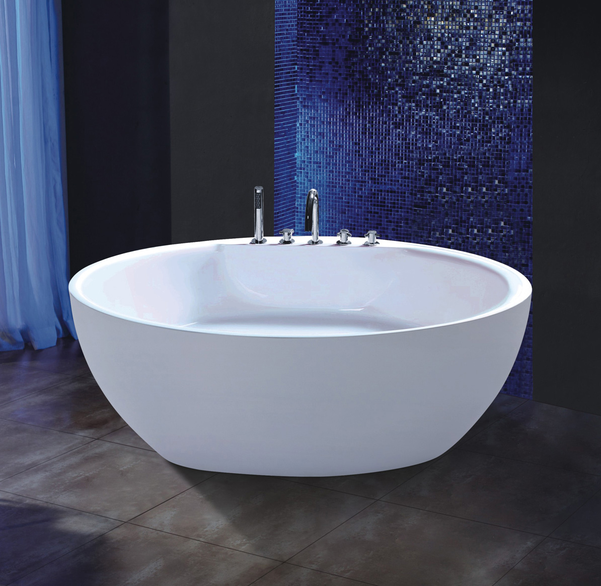 Bồn tắm nghệ thuật Miken 937 (1200x800x820mm) - Image 6