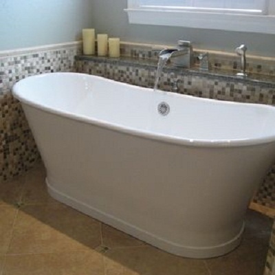 Bồn tắm ngồi Caesar KT1150 (Chân yếm) - Image 6