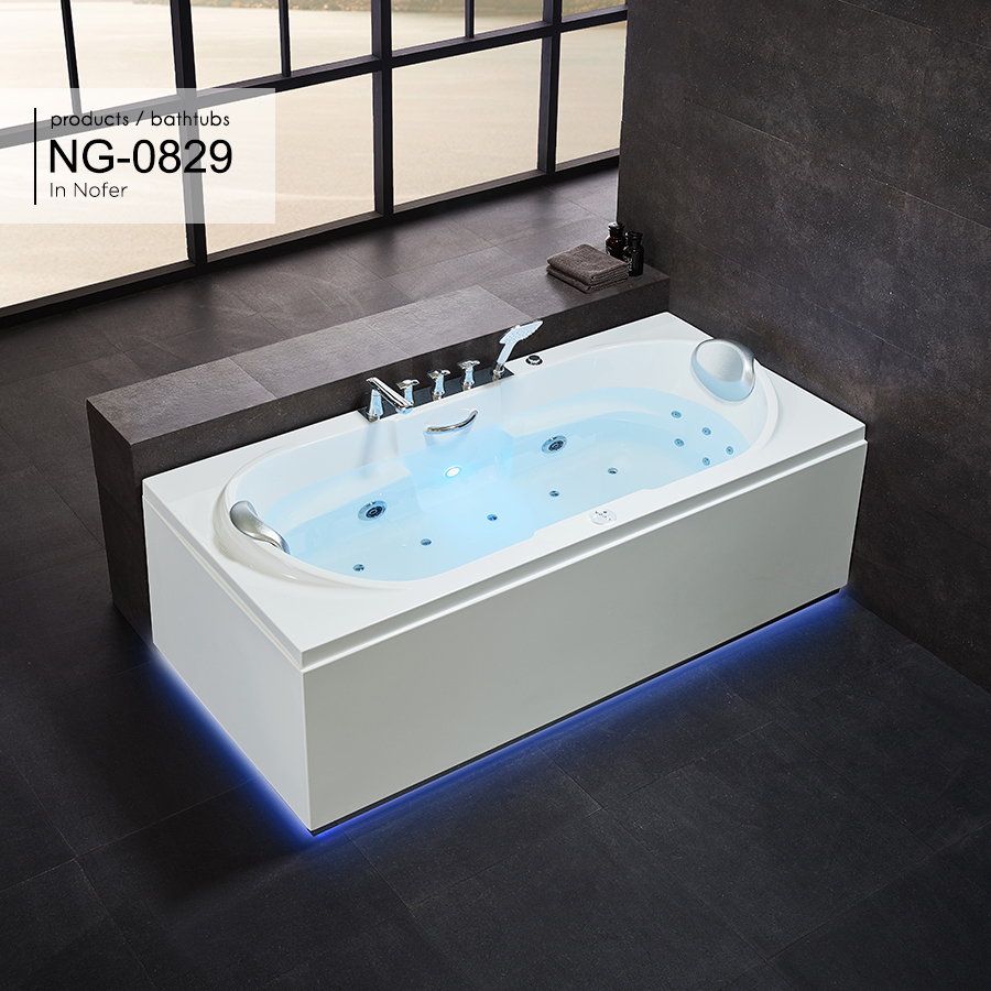 Bồn tắm Nofer NL-601 FS (1750x750x650) - Image 3