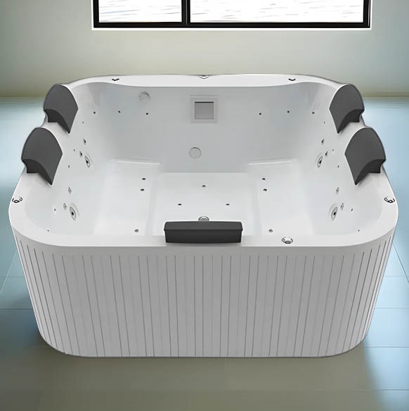 Bồn tắm spa Massage Govern K-1088 (Sục khí, gia nhiệt, đèn đa sắc- 1820x1820x750mm)