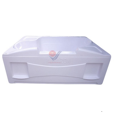 Bồn tắm xây Amazon TP-6008 (Bồn ngâm-1600x765x420mm) - Image 6