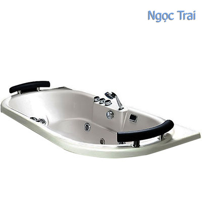 Bồn tắm xây massage Micio PM-150 (Có chân-không yếm-ngọc trai 1500x750x415mm) - Image 5