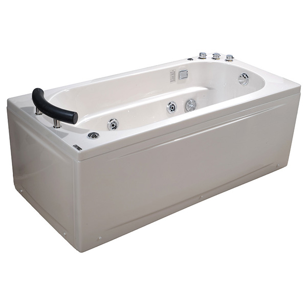 Bồn tắm xây Massage Micio WN-170 (Có chân-không yếm-Acrylic-1700x800x415mm) - Image 5