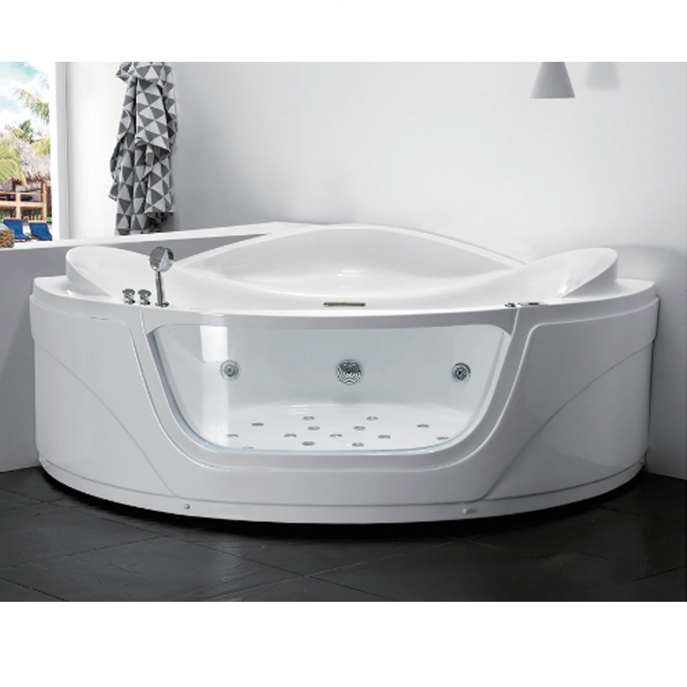 Bồn tắm xây massage sục khí đèn led đổi màu GEMY G9051 (Sục masage, sục khí, đèn led-1815x1215x700mm) - Image 4