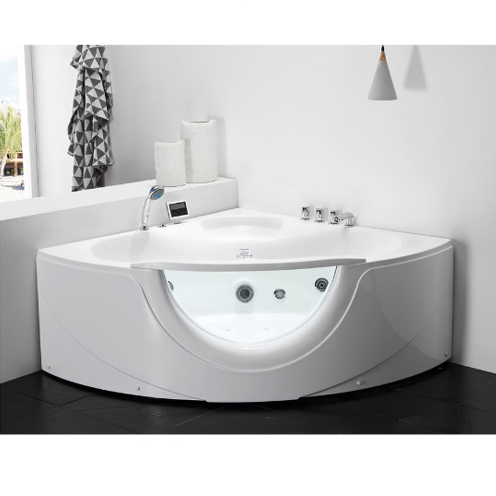 Bồn tắm xây massage sục khí đèn led đổi màu GEMY G9051 (Sục masage, sục khí, đèn led-1815x1215x700mm) - Image 6
