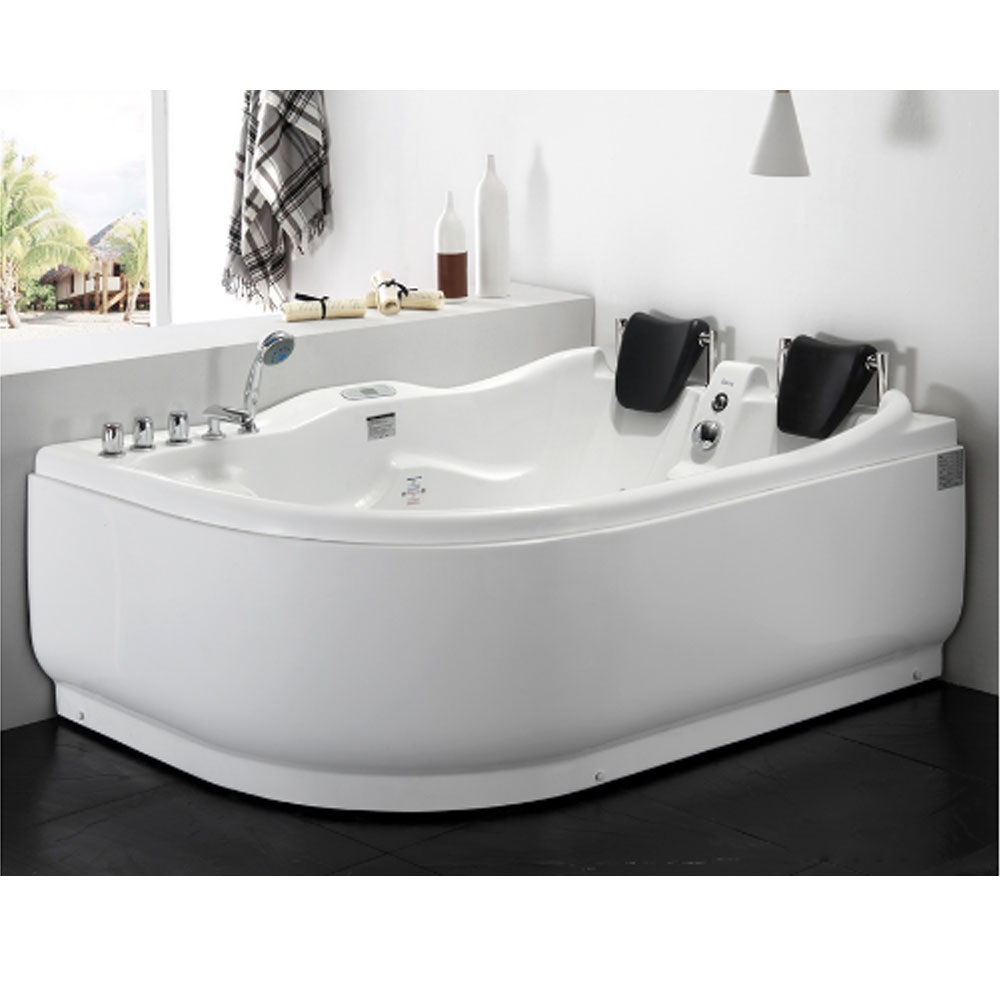 Bồn tắm xây massage sục khí đèn led đổi màu GEMY G9060 (Sục masage, sục khí, đèn led-2100x2100x870mm) - Image 5