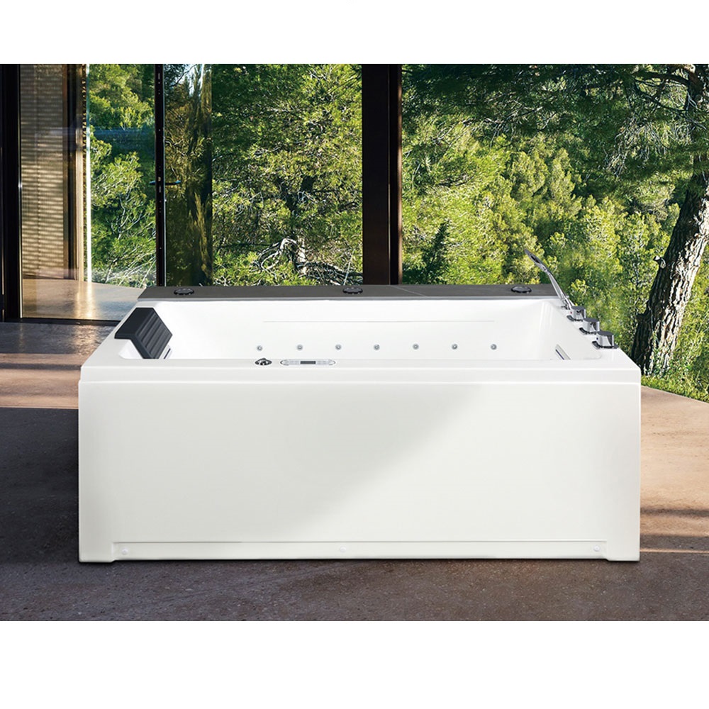 Bồn tắm xây massage sục khí đèn led đổi màu GEMY G9265 (Sục masage, sục khí, đèn led-2000x1520x740mm) - Image 3