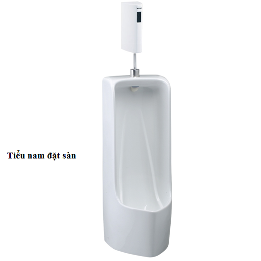 Bồn tiểu nam đặt sàn cảm ứng Caesar U0239-A654 - Image 4