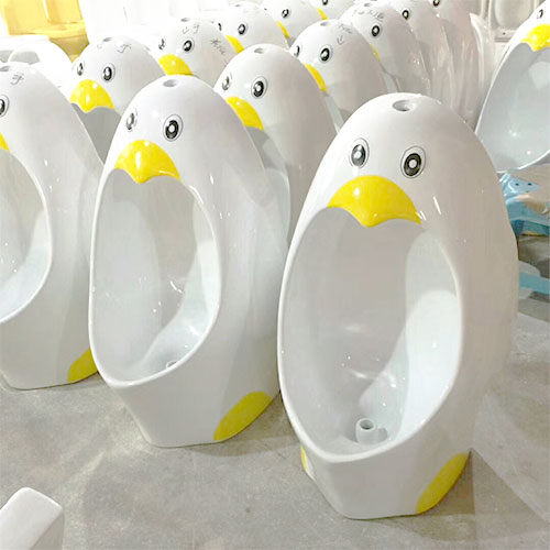 Bồn tiểu trẻ em màu trắng MKT-302W ( Đã bao gồm van nhấn tay) - Image 5