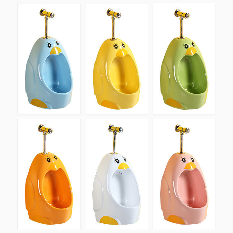 Bồn tiểu trẻ em treo tường các màu Miken MKT-K002U (Đã bao gồm van xả nhấn) - Image 5