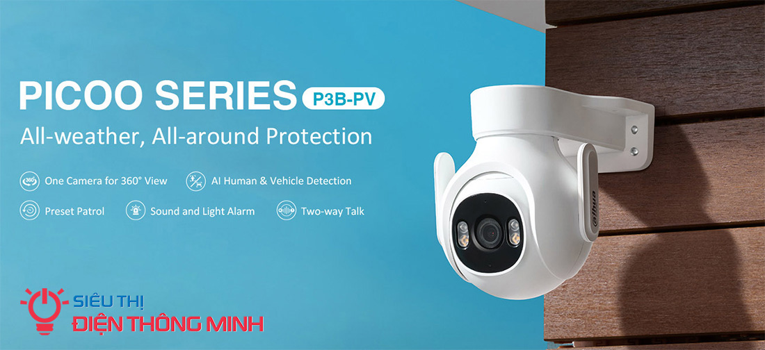 Camera DAHUA DH-P3B-PV (Wifi quay quét 3MP) - 4