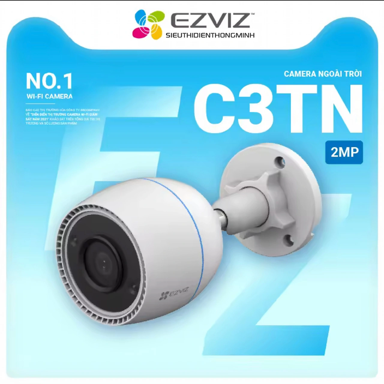 Camera EZVIZ C3TN (Wifi Thân 2MP)