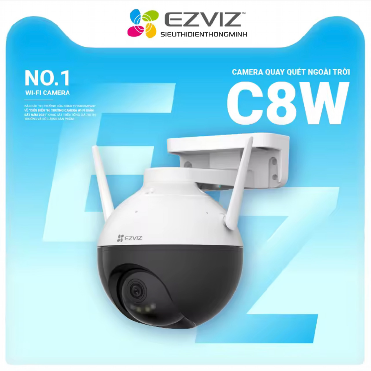 Camera EZVIZ C8W (Wifi quay quét 4MP) - 2