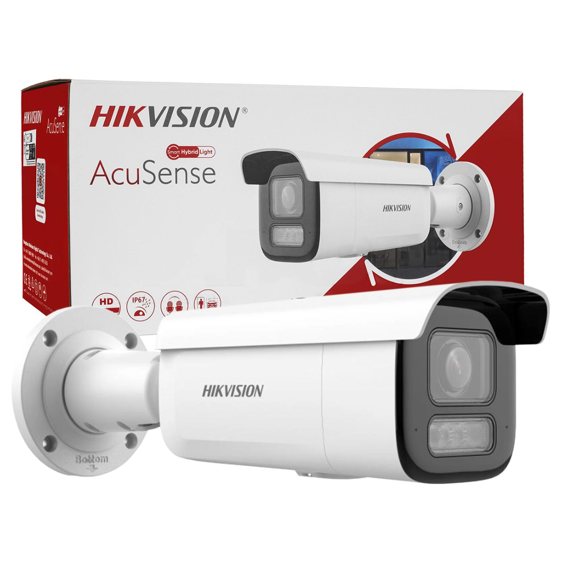 Camera Hikvision IP DS-2CD2623G2-LIZS2U (Thân 2MP, Zoom 5x, Mic kép, Ánh sáng kép) - 2