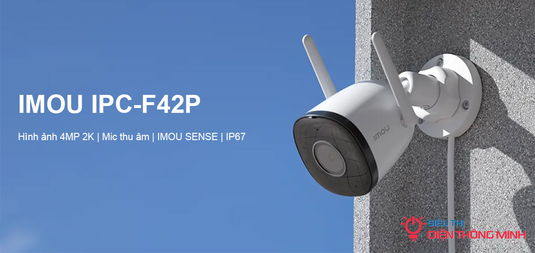 Camera IMOU IPC-F42P (Wifi thân 4MP) - 5