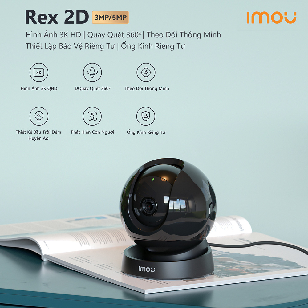 Camera IMOU IPC-GK2DP-5C0W Rex (Wifi quay quét 5MP) - 5