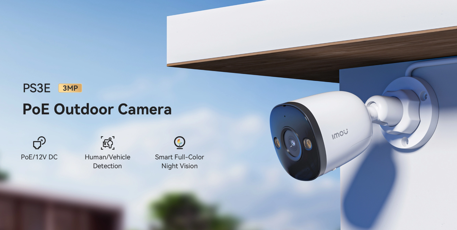 Camera IMOU IPC-PS3EP-3M0 (Thân 3MP, PoE, Loa Mic, góc rộng) - 3