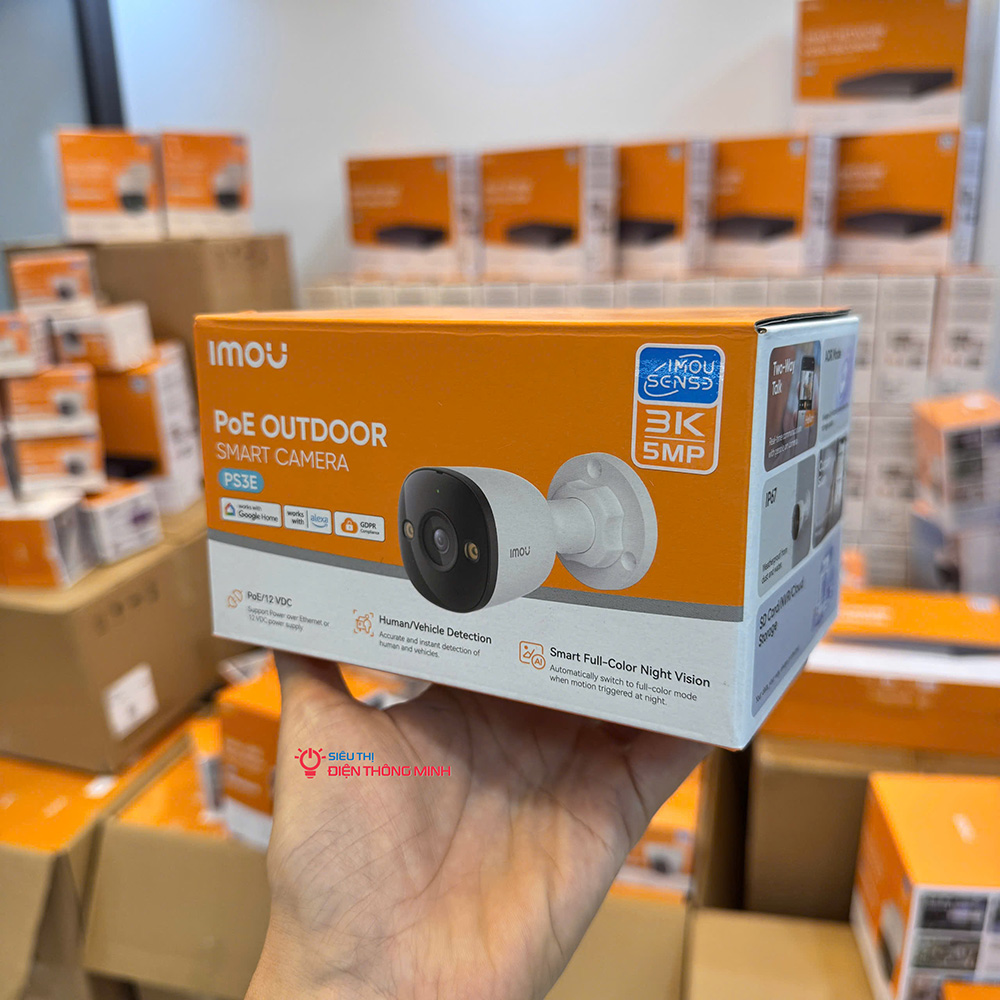 Camera IMOU IPC-PS3EP-5M0 (Thân 5MP, PoE, Loa Mic, góc rộng) - 2
