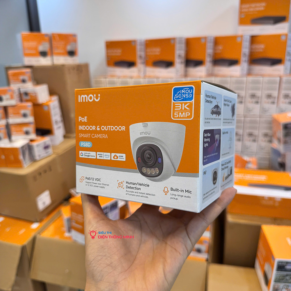 Camera IMOU IPC-PS8D-5V0 (Dome 5MP, PoE, liền Mic, góc rộng) - 5