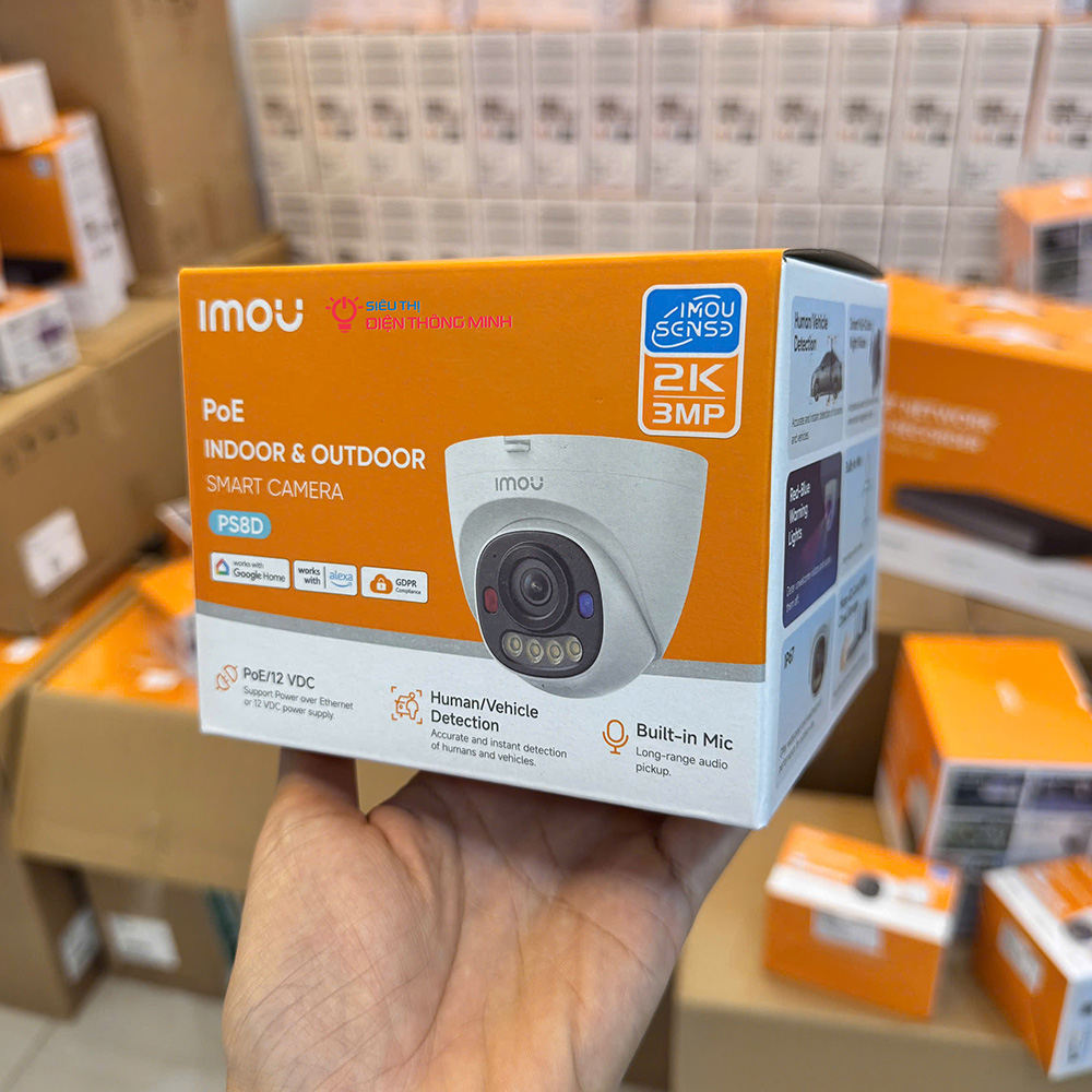 Camera IMOU IPC-PS8DP-3V0 (Dome 3MP, PoE, liền Mic, góc rộng) - 4