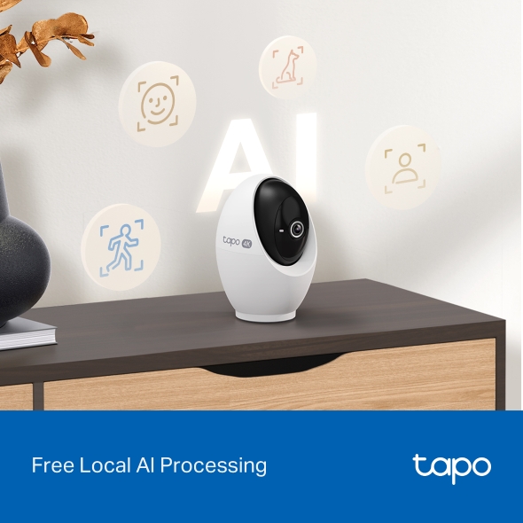Camera TP-LINK Tapo C260 (Wifi quay quét 8MP, nhận diện khuôn mặt) - 5